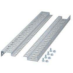 Wandgehäuse 19", zbh. 19" Montageschienen 6HE für Wandgehäuse, Set 2 Stück