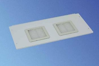 Knürr Schrank Smaract,zbh.Anschlußplatte IP54, 6HE, mit Lüf