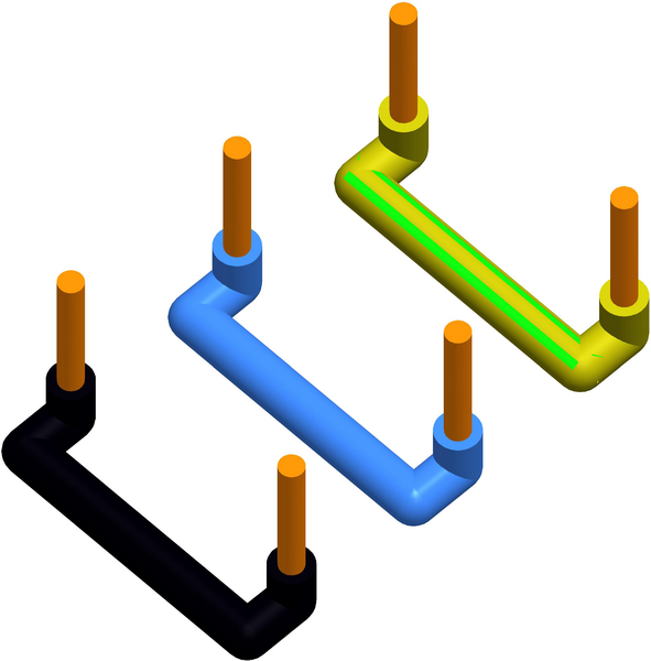 TEM series module sets LINK WIRE SET3x1.5mm2 1M 3x10/
