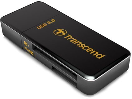Transcend RDF5K Lector de tarjetas, negro