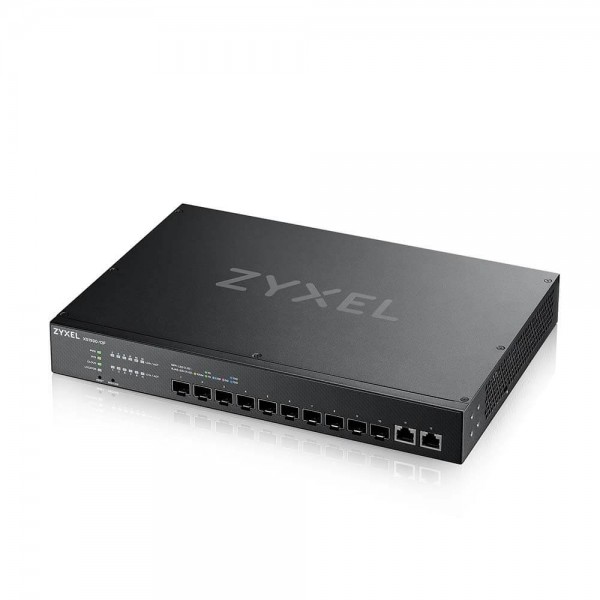 Zyxel Switch smart managed Layer2 12 Port • 2x 10 GbE • 10x SFP+ • 19" • XS1930-12F