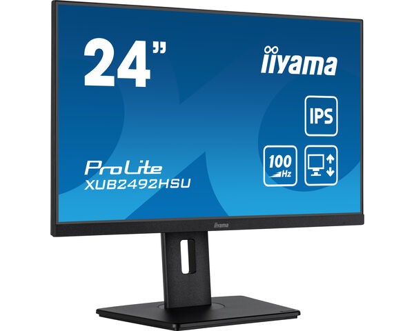 iiyama ProLite Panel IPS de 24" 16:9, negro