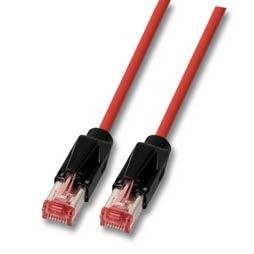 Patchkabel RJ45, CAT6A 500Mhz, 5m, rot; S-STP(S/FTP); ND-UC900+TM21, Industrietauglich(PUR),