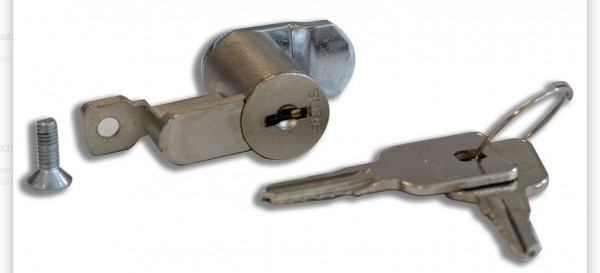 Triton 19"Schrank,zbh. Ersatzschloss für Metallschwenkhebelgriff der Standverteiler incl. Schlüssel