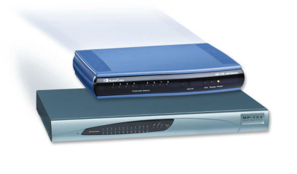 Audiocodes *USED* MediaPack 124 Analog VoIP Gateway, 24 FXS, SIP Package for indoor deployments, AC-powered