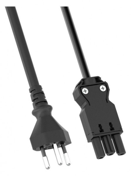 Bachmann Gerätezuleitung Schweizer Stecker(SEV 1011 T12 (Type)-> GST18, 3m