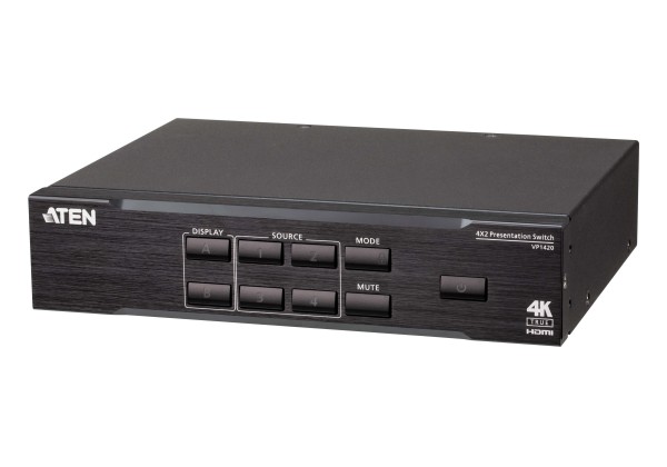 Aten VP1420 Switch de matriz 4K real 4 x 2