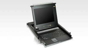 Aten TFT-Schublade,19&quot; 1HE,incl.TFT 17&quot;,Black