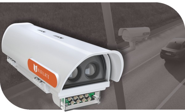 Vigilate LPR Kamera 5 Megapixel Bis zu 250km/h 2 Fahrspuren