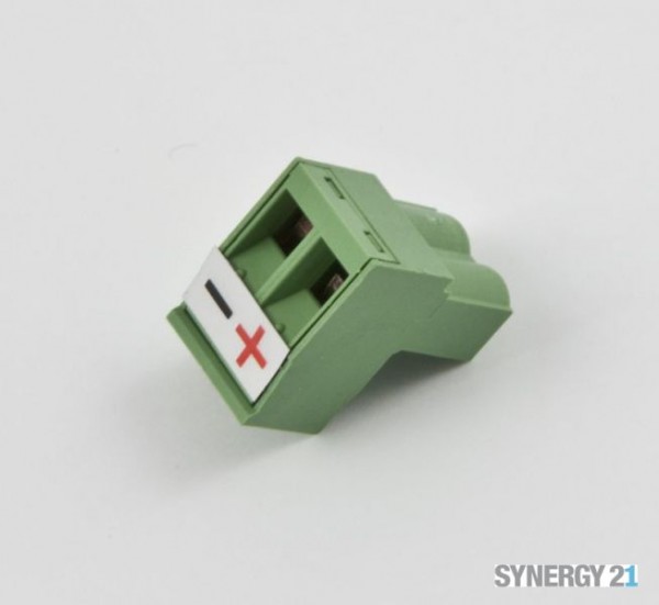 Synergy 21 Conector de 2 pins con tornillo