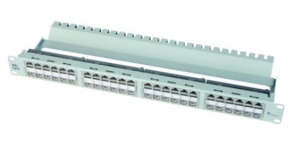 Telegärtner Modulträger, Patchpanel, incl. 48xAMJ-Kuppl., CAT6