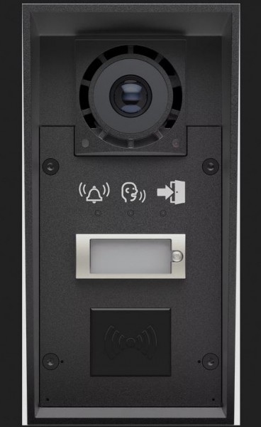 2N Gegensprechanlage EntryCom IP Force 2.0 - 1 Ruftaste (IP69) mit Kamera & Piktogramm/Kartenleser optional