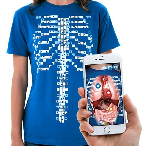 Curiscope Virtuali-tee Camiseta STEAM de Realidad Aumentada, Talla L