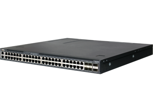 EdgeCore Switch full manged 54 Port •48 x 10Gbe • 2x 100G QSFP28 • 4x 25G SFP28 • 19" 1 HE • Datacenter Switch • Back-to-front • EPS201 • 4630-54TE-O-AC-B