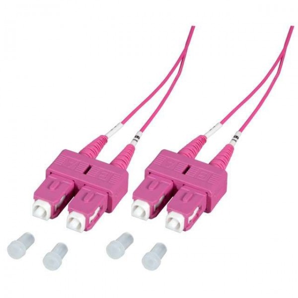LWL-2-Faser-Patchk. 7.5mtr.SC-SC, 50/125um, OM4