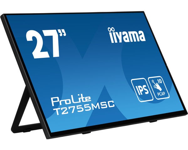 iiyama Prolite Monitor táctil de 27&quot; Optical Bonded PCAP 10pt, negro