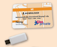 U&amp;Z Zubehör CX2530 Verwaltungssoftware Keyng mit USB Funkstick