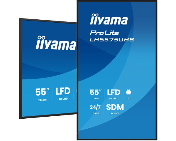 TFT 54,6&quot;/139,0cm iiyama ProLite LH5575UHS - 24/7 *schwarz*