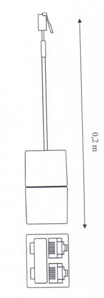 Kabel TK RJ10 Y-Adapter