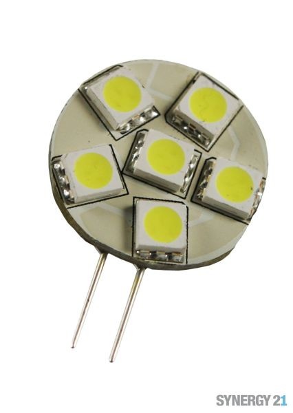 Synergy 21 G4 6SMD, 1,3W, blanco frío, pins laterales