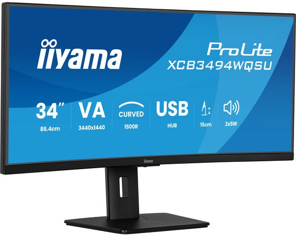 TFT 34,0&quot;/86,4cm Iiyama ProLite XCB3494WQSU 21:9 curved