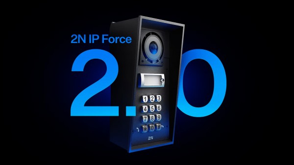 2N Gegensprechanlage EntryCom IP Force 2.0 - 1 Ruftaste (IP69) mit Kamera &amp; Tastenfeld