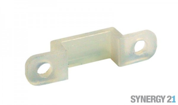 Synergy 21 Clip fijación de silicona para tiras LED, Pack de