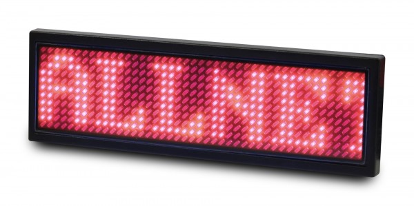 ALLNET Display Identificativo programable, Rojo