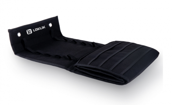 LOKLIK Portarrollos de vinilo, negro