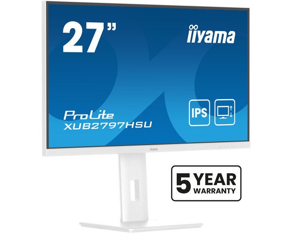 TFT 27,0"/68,5cm iiyama ProLite XUB2797HSU *weiß* 16:9