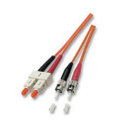 LWL-2-Faser-Patchk. 3mtr.ST-SC, 50/125um, OM3,