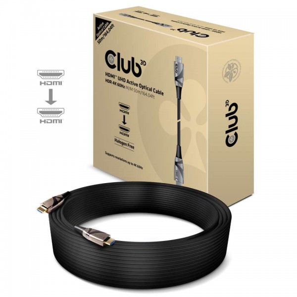 Kabel Video HDMI ST/ST 50,0m *Club3D* AOC 4K60Hz