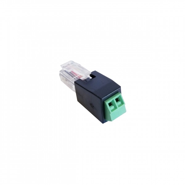 NVT Phybridge RJ11 to 2 position screw terminal adapter, for outbound 1 pair cable connection **4-er Pack**