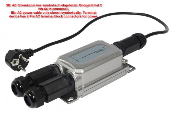 ALLNET Inyector PoE IP67 15,4W/30W/60W