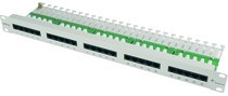 Telegärtner Patch Panel, 25xRJ45, ISDN/TEL, 1HE, 19&quot;,