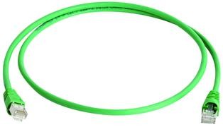 Telegärtner Patchkabel CAT6A,10m, Grün, 500MHz, PIMF, Halogenfr