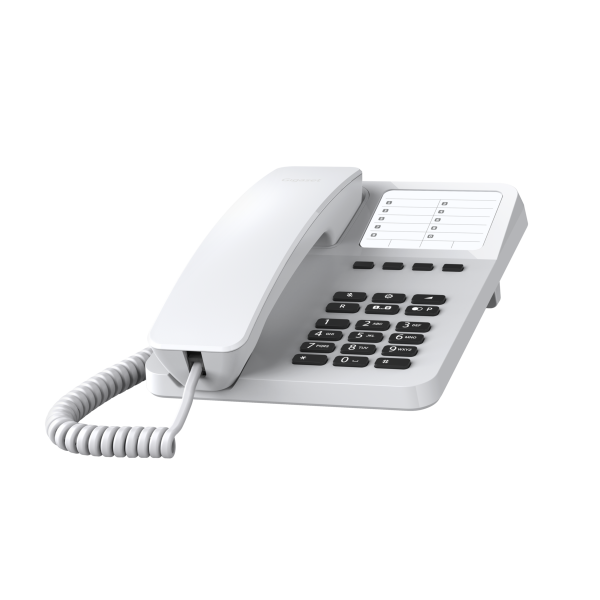 Gigaset DESK 400 Teléfono analógico, blanco