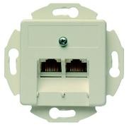 Telegärtner Dose,2-Fach,UP,CAT6,AW,UTP,UMJ45 8/8 UP/50