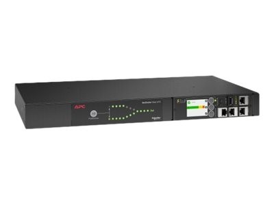 APC RACK ATS, 230V, 16A, C20 IN, (8) C13 (1) C19 OUT
