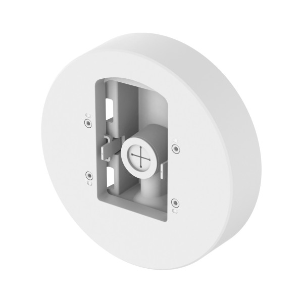 Hanwha Techwin Base de montaje en poste, blanco