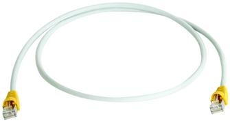 Telegärtner Patchkabel CAT6A, 2m Grau-Cross GBE, 500MHz,PIMF