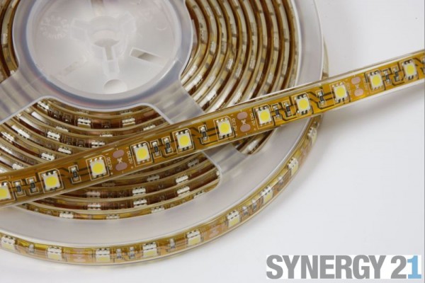 Synergy 21 Tira LED Flex 24V/72W, blanco cálido, IP68, 5m