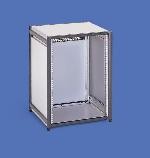 Knürr Schrank klein 18HE,T600mm,Lochraster/T-Nut,Lichtgrau,