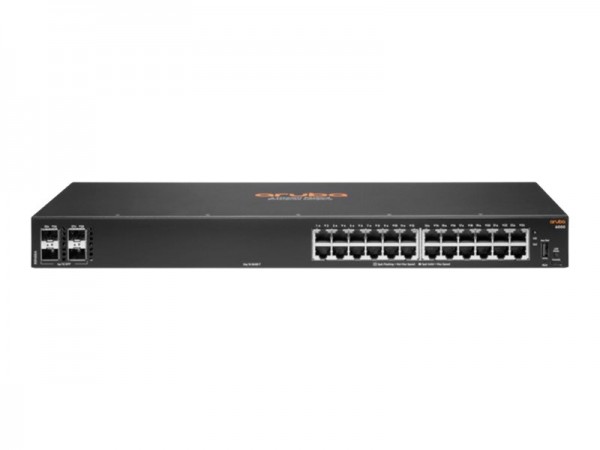 HP Switch 1000Mbit, 24xTP, 4xSFP-Slot, Aruba 6000 24G 4SFP 370W,