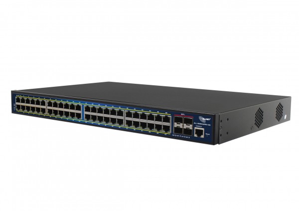 ***USED** ALLNET Switch full managed 52 Port Gigabit 400W / 48x PoE+ / 4x SFP+ 10G / 19&quot; / &quot;ALL-SG8652PM-10G&quot; * ***USED**