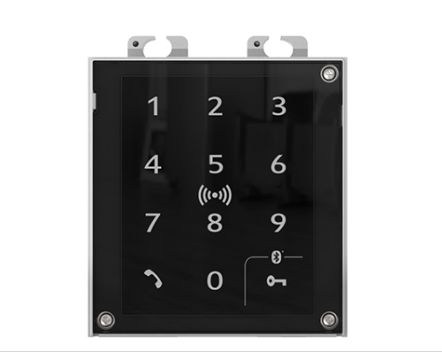 2N IP Verso Touch keypad & Bluetooth & RFID reader 125kHz, secured 13.56MHz, NFC, PICard compatible