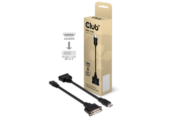 Adapter HDMI =&gt; DVI-D *Club3D* Single Link passiv