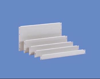 Knürr zub.Blindplatte 9HE,Lichtgrau (2-Pack)