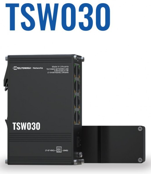 Teltonika TSW030 Conmutador Ethernet de 8 puertos