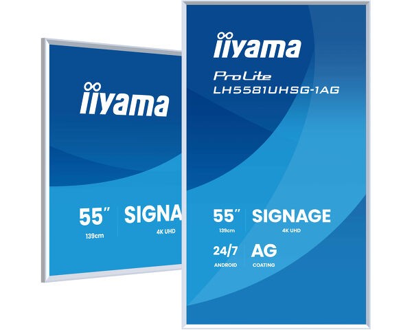 TFT 54,6&quot;/138,7cm iiyama ProLite LH5565UHSB - 24/7 *weiss* 16:9